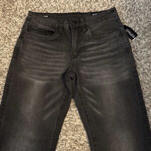 Buffalo David Bitton Men's Washed Black Relaxed Jeans